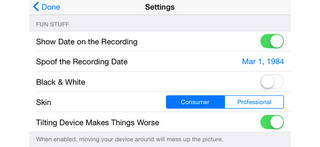 Illustration for article titled Turn Your iPhone Into a Crappy 1985 Camcorder With This App